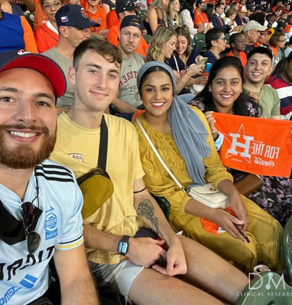 Team night at the Astros game